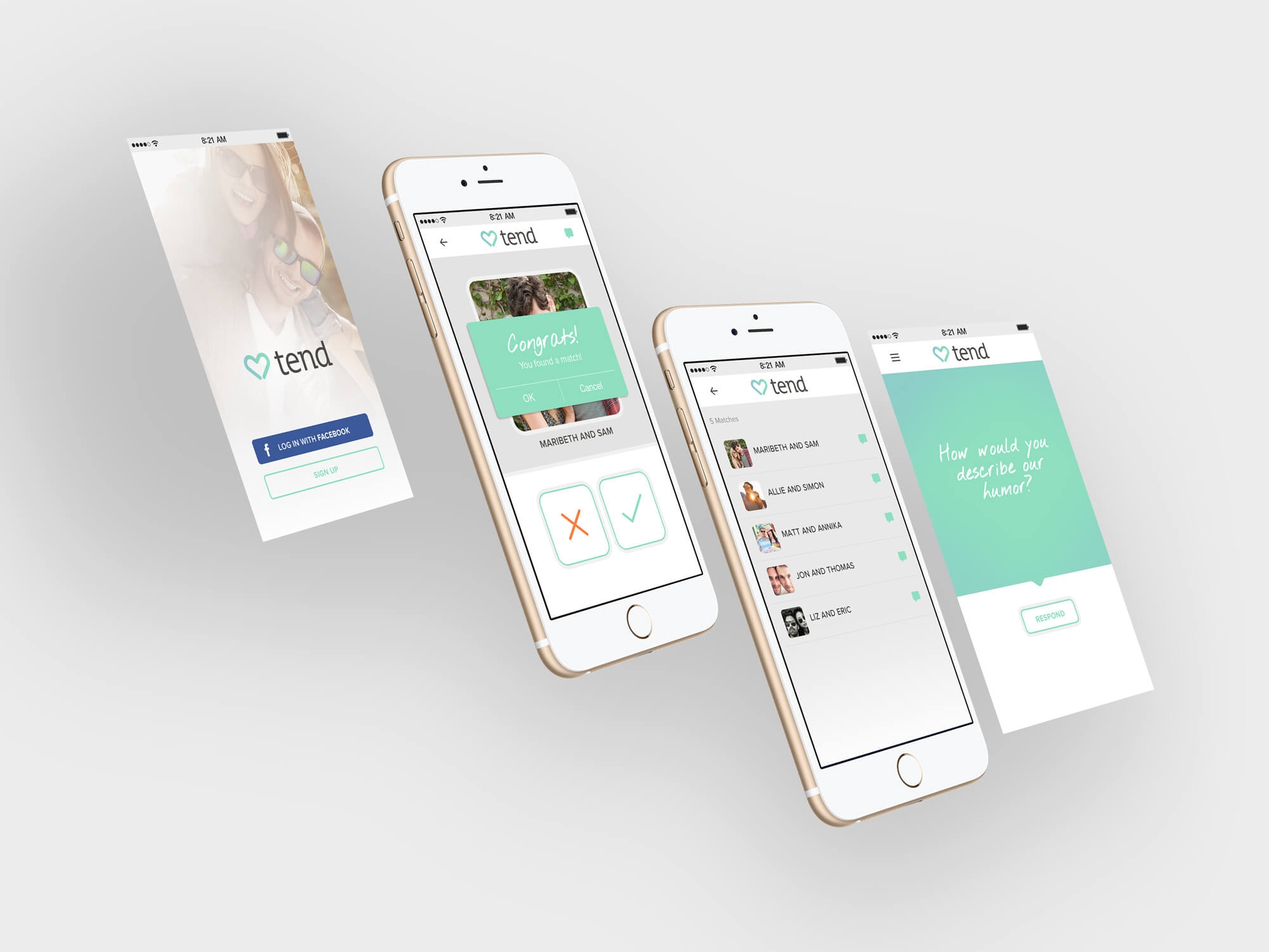 Tend App by Reakt